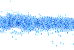 Бисер Чехия круглый 10/0 500 г 38336m матовый  голубой
