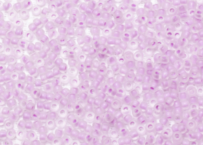 Бисер Чехия круглый 10/0  50г 38326m кристально-прозрачный с сиреневым прокрасом