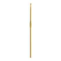 Для вязания " Gamma" CH- 15 крючок цв. алюминий d 3. 5 мм 15 см в чехле желтый